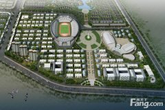 中国中晨青州书画艺术城鸟瞰效果图