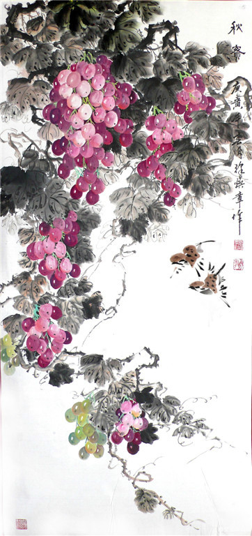 徐焕章写意花鸟作品