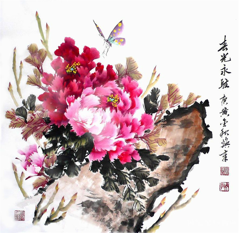 徐焕章写意花鸟作品