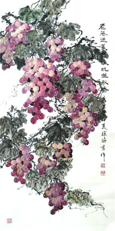 徐焕章写意花鸟作品
