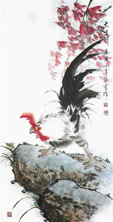 徐焕章写意花鸟作品