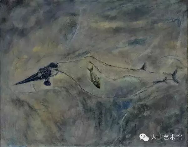 亿万年前被吞噬的鱼--100cmx80cm--2013年